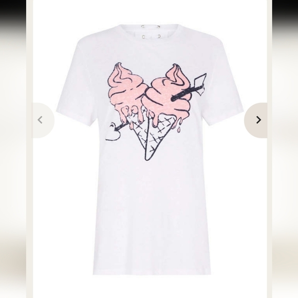 ZOE KARSSEN ice cream loose fit tee - Picture 2 of 14